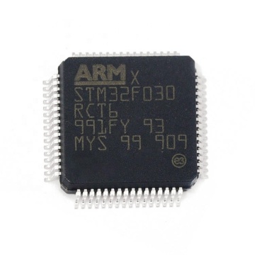 STM32F030RCT6: New Chip Arm Cortex-M0 MCU with 256KB Flash, 48MHz CPU, LQFP64 Package