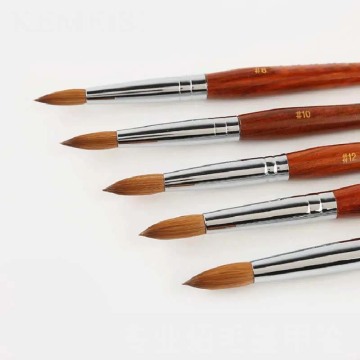 Brosse à ongles acrylique de haute qualité: 100% pur brosse de Kolinsky en Allemagne pour l'art acrylique