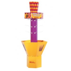 Rotatable Promotional Paper Display Stand