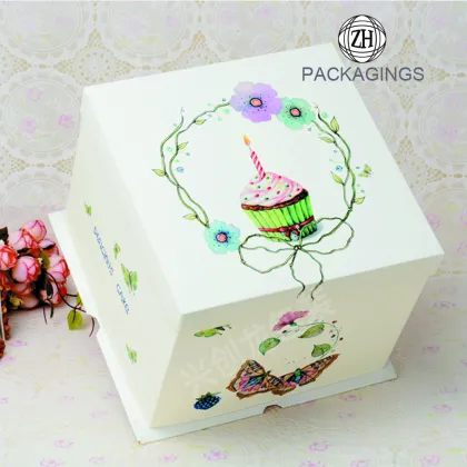 Logo Printing Food Cake Boxes Packaging
