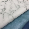 Marble Effect Surface PU Leather for Bag Purse