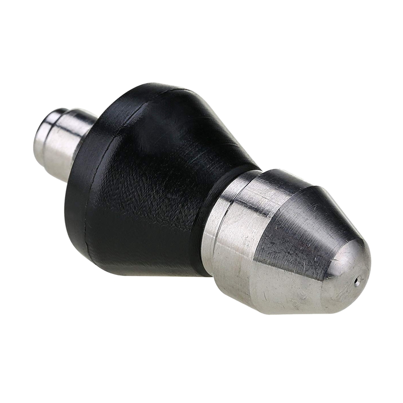 Buzle à jet d'égout de la rondelle de pression, buse d'eau de nettoyage de drain de connexion rapide, 1/4 pouce 5000 psi orifice 0,7 mm