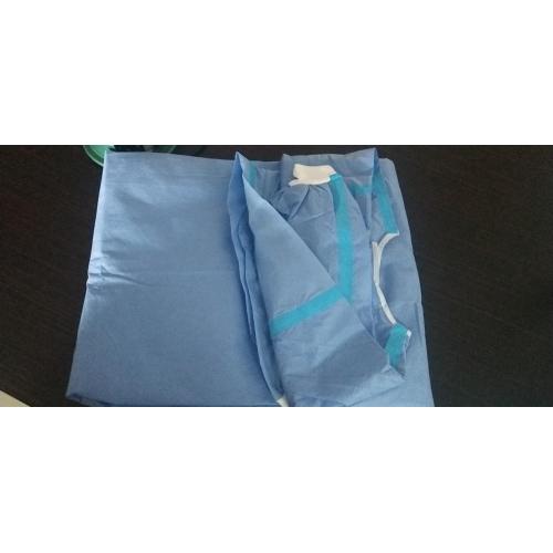 Disposable Protective  cpe gown/apron CE and FDA certified long sleeve with thumb holes