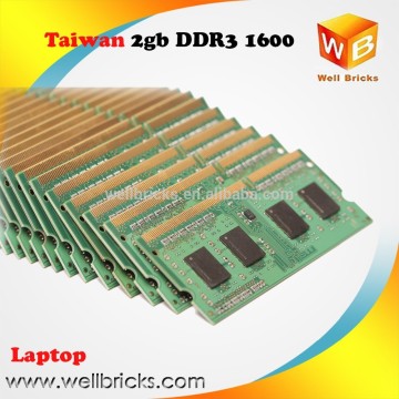 Cheap and nice Popular laptop 2gb memoria ram ddr3 on PC12800 PC10600 PC8500