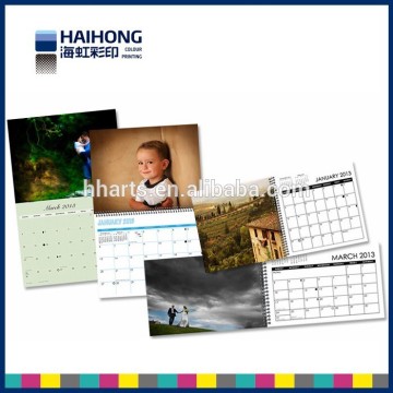 High quality Chinese calendar printing, wall calendar printing
