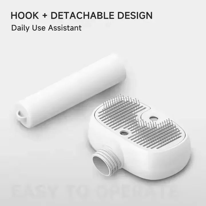 UV Spray Pet Grooming Hair Removal Brush for Dogs/Cats with Detachable Handle