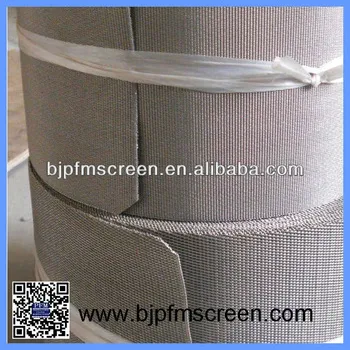 Screen Changer PP Woven Sacks,Stainless Steel Filter Belt for Plastic Extruder