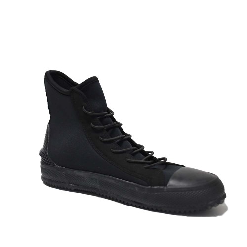 Black fashion canvas sapatos