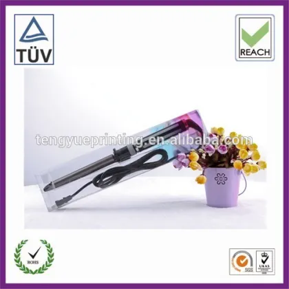 clear shampoo packaging box