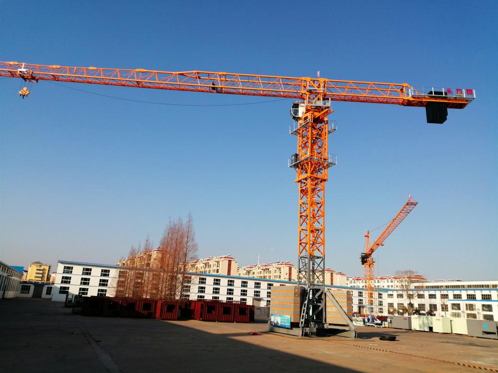 High quality 10T flat top PT6520 Tower Crane