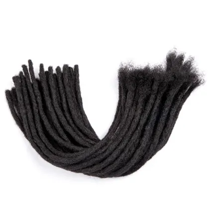 low price dreadlocks human hair wigs straight handmade dreadlocks hair extensions black afro kinky dreadlock extensions