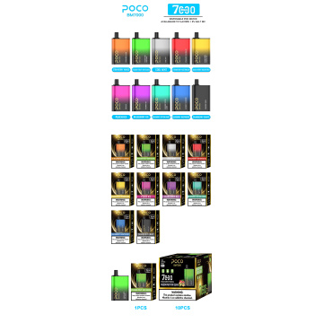 मूल POCO BM 7000 पफ्स थोक डिस्पोजेबल वेप