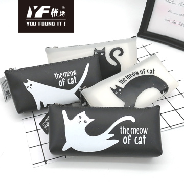 Custom cat style silicone pencil case