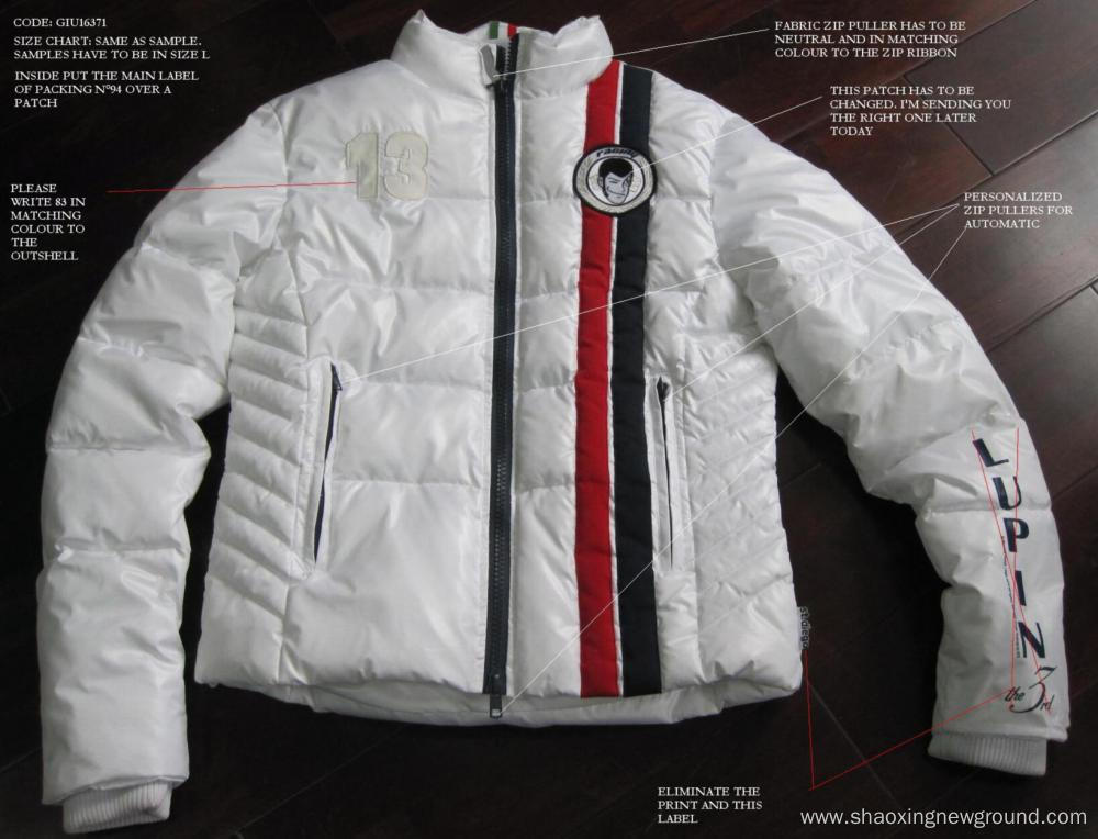 fashion men's jacket in winter