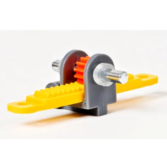 Precision custom designed cnc machined plastic nylon steering wheel bracket to support the pinion and rack