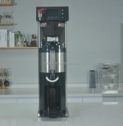 Commercial Filter Coffee Brewer with Adjustable Brewing Modes and Auto Water Filling