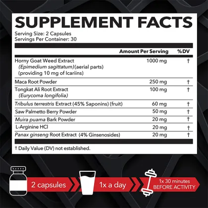 Herbal Health Supplement Honey Goat Weed With Maca