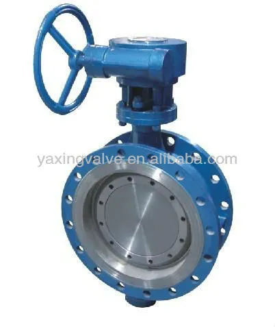 DN40-DN600 cast iron butterfly valve with worm gear