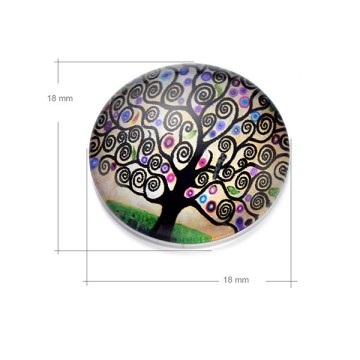 18mm Handmade Photo hope tree Dome Cabochon Flatback DIY Earring Necklace Pendant