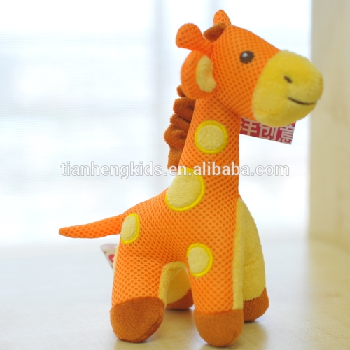 Disney and Nestle authorized manufacturer 7 inch cute giraffe plush toy for infant and child