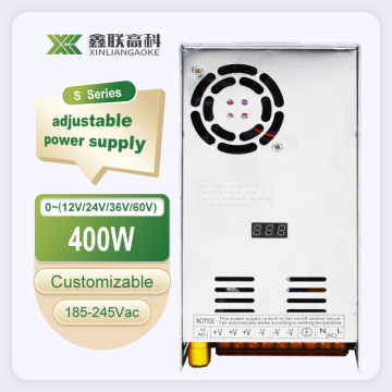 600W AC to DC Switching Power Supply with Digital Display and Adjustable Voltage (12V, 24V, 36V, 48V), 50A/25A, SMPS