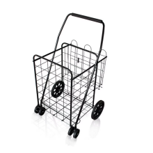 Steel Alloy Folding Supermarket Shopping Cart