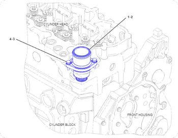 Wheel tractor 627H flow valve 3180004/318-0004