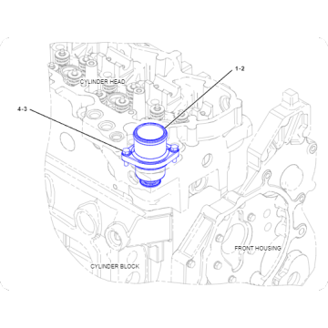 Wheel tractor 627H flow valve 3180004/318-0004