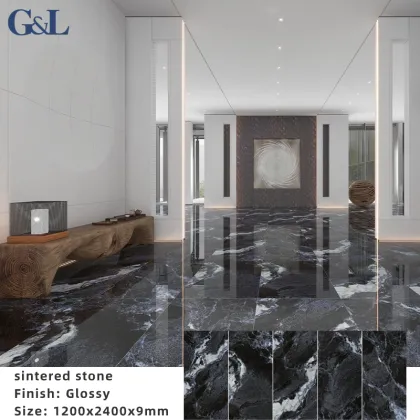 Competitive Price 120x240cm Sintered Stone Slab - 9mm Polished Bathroom Wall and Floor Tiles