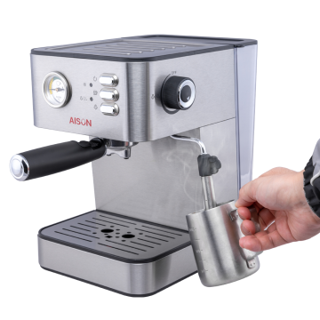 Nuovo design produttori di caffè intelligenti con schiuma di latte: macchina da caffè espresso professionale