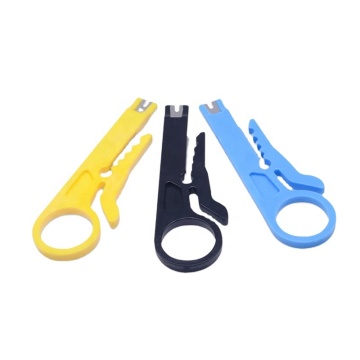 Pocket Mini Wire Stripper Knife Crimper Pliers Tool for Cable Stripping and Cutting