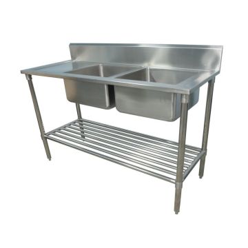 Tavolo da lavoro in acciaio inossidabile in acciaio inossidabile in cucina cucina commerciale