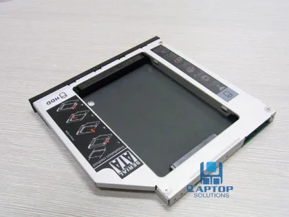 Sata To Sata 2nd Hdd Caddy Optical Disc Drive For Dell Latitude E6400 E6500 Series Laptops