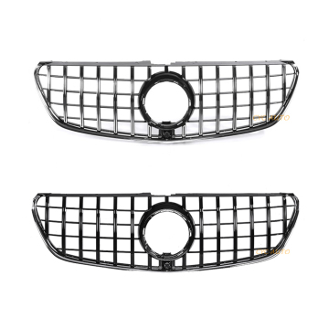 W447 Panamericana GT Style Pront Pumper Grille لـ Mercedes-Benz V-Class/V250 MPV (2016-2019)