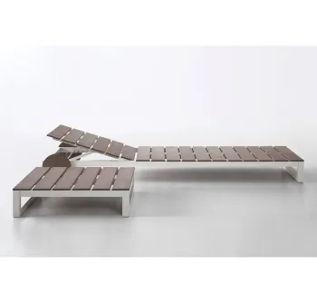 Outdoor Aluminum Sun Loungers for Swimming Pools