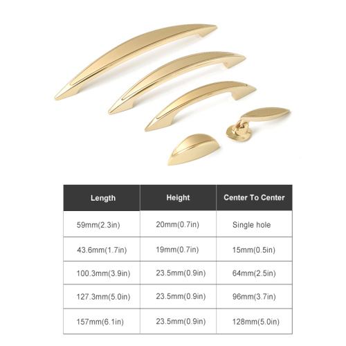 Aluminum Handle 5-1/16" (128mm) aged brass cup handles
