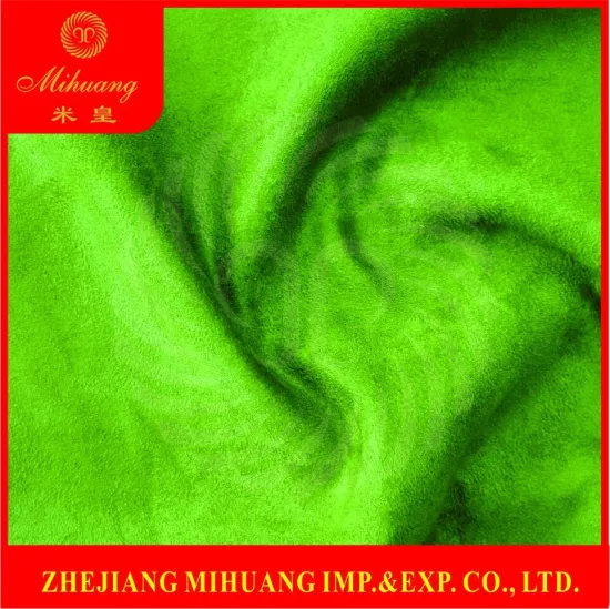 100% polyester woven suede