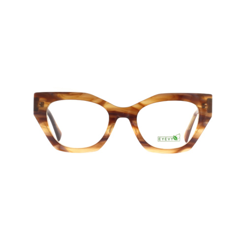 Cat Eye Slim Acetate Optical Eyeglasses Frame