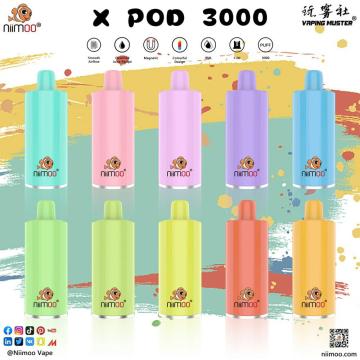 X pod 3000 cigarrillo electrónico