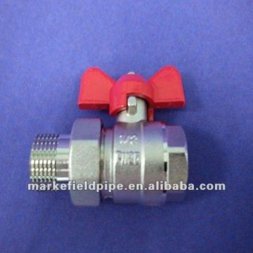 Drinking water system brass ball valve