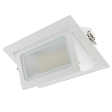 High Power Recessed Rectangular LED Downlights: 30W, 40W, 50W Ceiling Lights