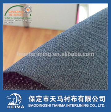 popular accessories fabric woven interlining T3182 /2/2twillwoven interlining fabric