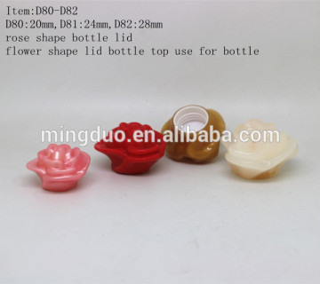 20mm,24mm,28mm rose shape bottle lid flower shape lid bottle top use for bottle