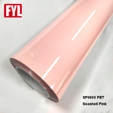 PET Pale Pink Car Body Glossy Film