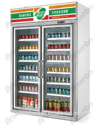 luxury pepsi cooler/ beverage display refrigerator showcase