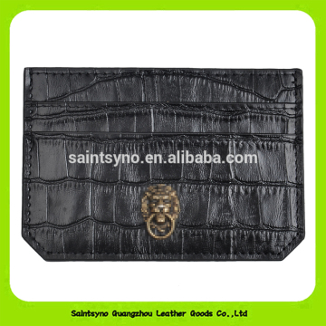 Hot selling genuine leather credit card holder 16323