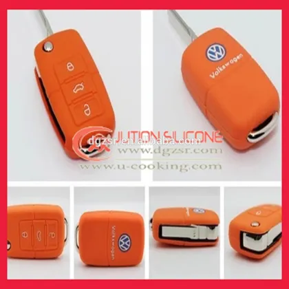 Car accessories silicone car key cover, car key case