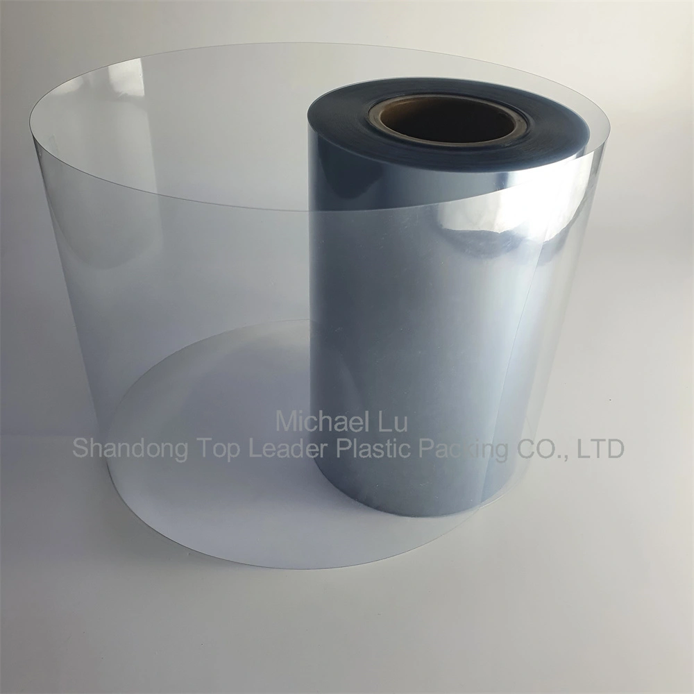 China Termoformado de plástico duro transparente Pharma PVC BLASTING  Fabricantes