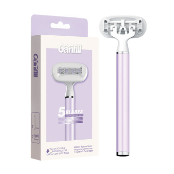 Top Selling Colorful Women's 5-Blade Shaving Razors