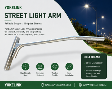 Hot Dip Galvanized Road Lighting Support Arm Bracket Arm for Street Lights